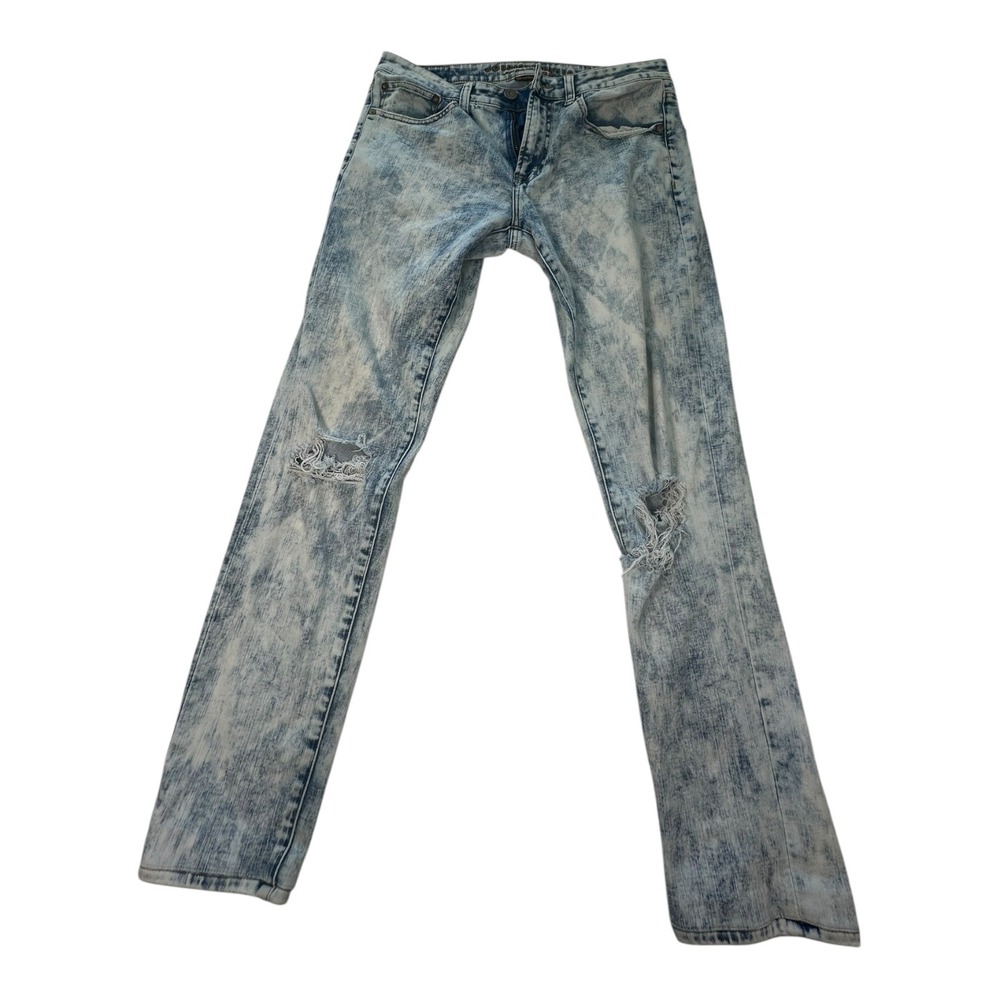 American Eagle Outfitters‎ 360 Extreme Flex Slim Acid Wash Distressed Jeans